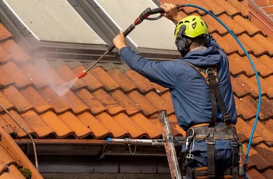 Démoussage et hydrofuge de toiture à Coutevroult